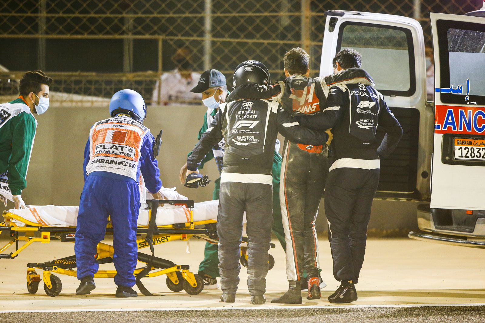 ‘I’m at peace, I’m going to die’ - Grosjean recounts 28-second F1 crash escape